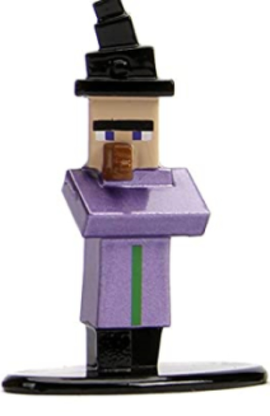 Diecast Metal Minecraft Game Figurine Witch Nano Mini Figs Jada Cake Topper New